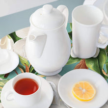 Load image into Gallery viewer, CounterArt Magnolia Reversible Easy Care Set of Four Placemats, Made in The USA
