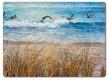 Load image into Gallery viewer, Counterart Beach Watch Hardboard Placemat, Set of 2

