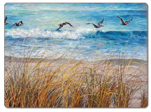 Counterart Beach Watch Hardboard Placemat, Set of 2