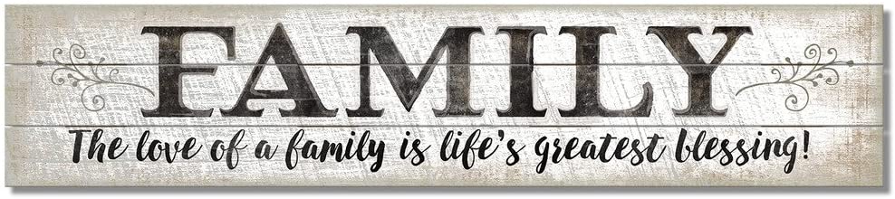 American Woodcrafters Family Greatest Blessing Pine Pallet Sign, 36 x 7.5 inches