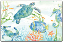 Load image into Gallery viewer, CounterArt Anti-Fatigue Comfort Floor Mats Sea Life Serenade - Printed in The USA 30” x 20”
