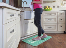 Load image into Gallery viewer, CounterArt Anti-Fatigue Comfort Floor Mats Beach House Rules - Printed in The USA 30” x 20”
