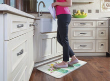 Load image into Gallery viewer, CounterArt Anti-Fatigue Comfort Floor Mat, Flowering Herbs
