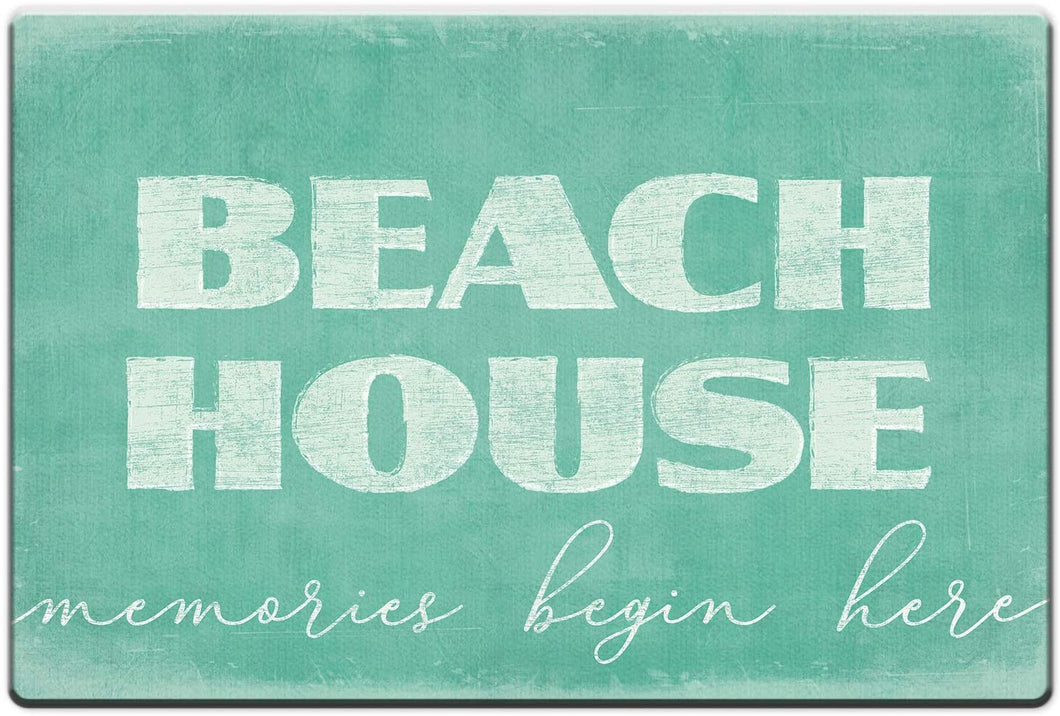 CounterArt Anti-Fatigue Comfort Floor Mats Beach House Rules - Printed in The USA 30” x 20”