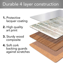 Load image into Gallery viewer, CALA HOME Woodland Walk by Lisa Audit Table Mats Boxed Set of Four Placemats
