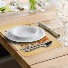 Load image into Gallery viewer, CounterArt Fall Pumpkins Reversible Wipe Clean Placemats Set of 4 Made in The USA
