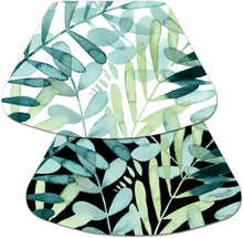 Load image into Gallery viewer, CounterArt Gossamer Palms Reversible Easy Care Set of Four Placemats, Made in The USA
