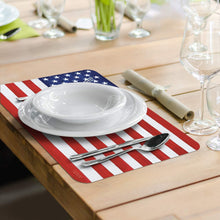 Load image into Gallery viewer, CounterArt American Pride Reversible Easy Care Set of Four Placemats, Made in The USA
