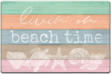 Load image into Gallery viewer, CounterArt Anti-Fatigue Comfort Floor Mats Livin&#39; on Beach Time - Printed in The USA 30” x 20”
