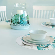 Load image into Gallery viewer, CounterArt Coral Life Reversible Easy Care Set of Four Placemats, Made in the USA

