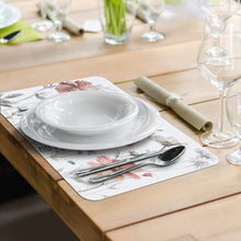 Load image into Gallery viewer, Counterart Set of 4 Reversible Wipe Clean Placemats A Country Weekend
