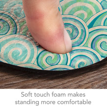 Load image into Gallery viewer, CounterArt Anti-Fatigue Comfort Floor Mats Set You Free Sea Shells - Printed in The USA 30” x 20”
