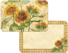 Load image into Gallery viewer, Reflections of the Sun Vinyl Reversible Placemats Set of Four
