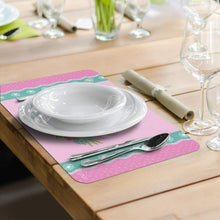 Load image into Gallery viewer, CounterArt Kids Unicorn Reversible Rectangular Wipe Clean Placemat Set of 4
