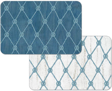 Load image into Gallery viewer, CounterArt Reversible Easy Care Flexible Plastic Placemats - Set Sail Set of 4 Made in The USA
