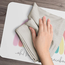 Load image into Gallery viewer, CounterArt Child Set of 4 Reversible Placemats Rainbow

