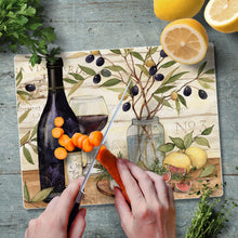 Load image into Gallery viewer, CounterArt California Wine Tempered Glass Counter Saver/Cutting Board 10” x 8” Made in the USA
