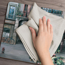Load image into Gallery viewer, Village Square Hardboard Cork Back Table Mats Set of 4 by Cala Home
