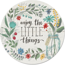 Load image into Gallery viewer, CounterArtGlass Lazy Susan Blooming Thoughts Turntable 13 Inch Diameter
