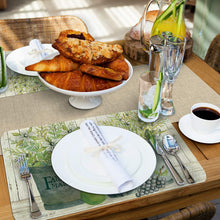 Load image into Gallery viewer, Counterart Farmer&#39;s Market Reversible Rectangular Wipe Clean Placemats Set of 4 Made in The USA

