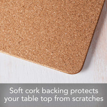 Load image into Gallery viewer, Village Square Hardboard Cork Back Table Mats Set of 4 by Cala Home
