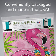 Load image into Gallery viewer, CounterArt Flamingo Reversible Multi-Image Outdoor Garden Flag Made In The USA
