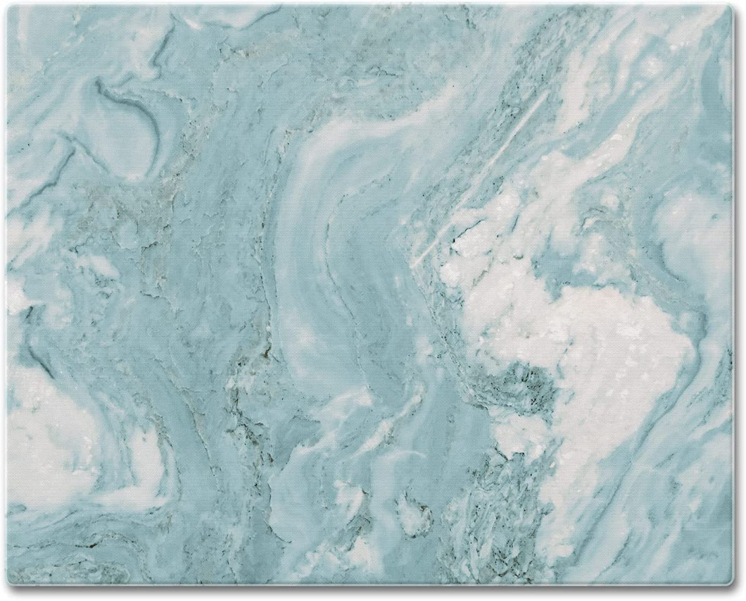 CounterArt Teal Quartz Design Tempered Glass Counter Saver/ Cutting Board 15