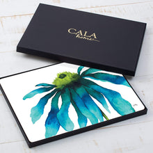 Load image into Gallery viewer, CALA HOME Watercolor Flower by Elizabeth Medley Table Mats Boxed Set of Four Placemats
