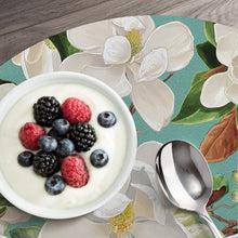 Load image into Gallery viewer, CounterArt Magnolia Reversible Easy Care Set of Four Placemats, Made in The USA
