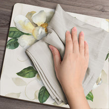 Load image into Gallery viewer, CALA HOME Magnolias by Sandy Clough Table Mats Gift Boxed Set of Four Placemats
