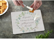 Load image into Gallery viewer, CounterArt Mason Jar Love Tempered Glass Counter Saver/Cutting Board 10” x 8” Made in the USA
