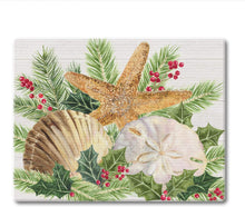 Load image into Gallery viewer, CounterArt By the Sea Tempered Glass Counter Saver/Cutting Board 10” x 8”
