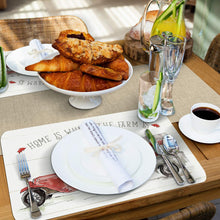 Load image into Gallery viewer, CounterArt Country Life Farm Reversible Wipe Clean Placemats Set of 4 Made in The USA
