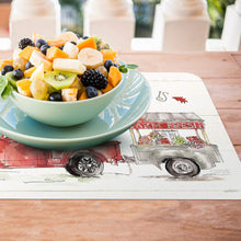 Load image into Gallery viewer, CounterArt Country Life Farm Reversible Wipe Clean Placemats Set of 4 Made in The USA
