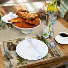 Load image into Gallery viewer, CounterArt Forest Trails Reversible Rectangular Placemat Set of 4 Made in The USA
