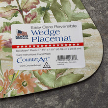 Load image into Gallery viewer, CounterArt Reversible Wedge Placemat Sunflowers
