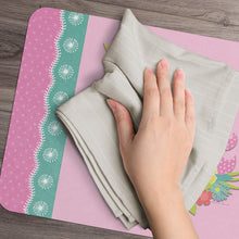 Load image into Gallery viewer, CounterArt Kids Unicorn Reversible Rectangular Wipe Clean Placemat Set of 4

