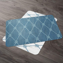 Load image into Gallery viewer, CounterArt Reversible Easy Care Flexible Plastic Placemats - Set Sail Set of 4 Made in The USA
