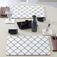 Load image into Gallery viewer, CALA HOME Deane Embroidery by Williamsburg Brand Table Mats Boxed Set of Four Placemats
