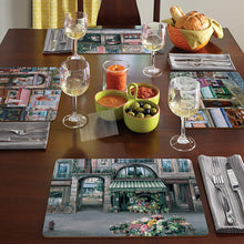 Load image into Gallery viewer, Village Square Hardboard Cork Back Table Mats Set of 4 by Cala Home
