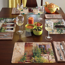 Load image into Gallery viewer, Tuscan Doorways Hardboard Table Mat Set of 4 by Cala Home
