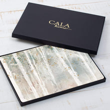 Load image into Gallery viewer, CALA HOME Woodland Walk by Lisa Audit Table Mats Boxed Set of Four Placemats
