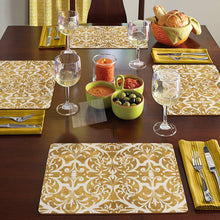 Load image into Gallery viewer, CALA HOME Gilded by New York Botanical Gardens Table Mats Boxed Set of Four Placemats
